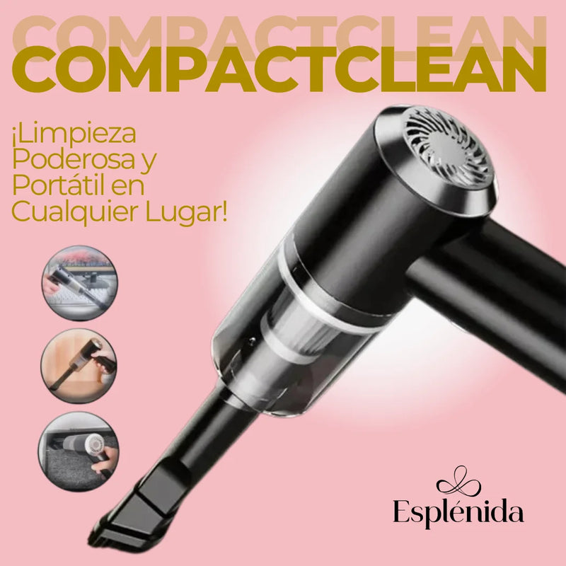 CompactClean - ¡Limpieza Poderosa y Portátil en Cualquier Lugar!